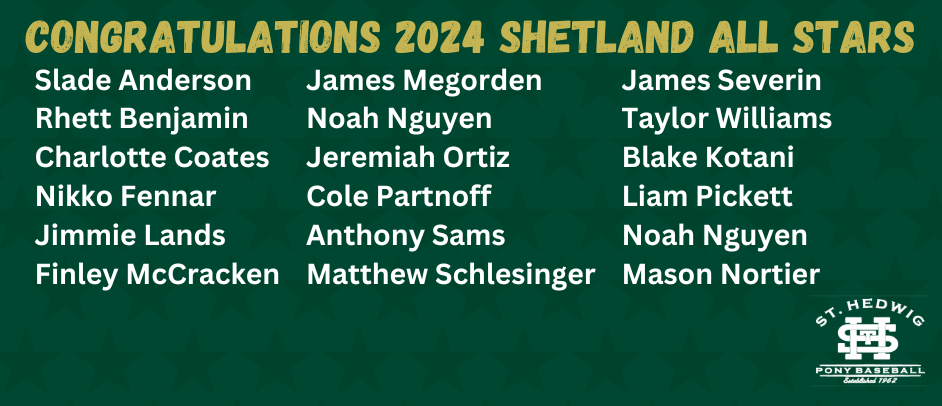Congrats Shetland All Stars